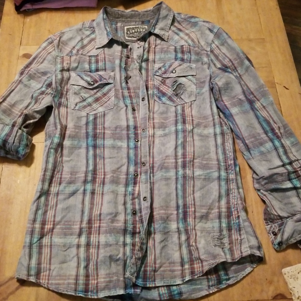 Bke vintage button up size LG